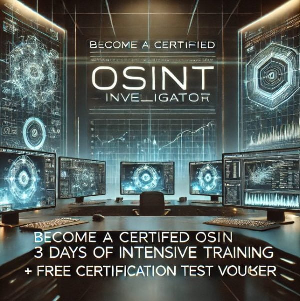 OSINT Investigator Training Package with Certification Voucher