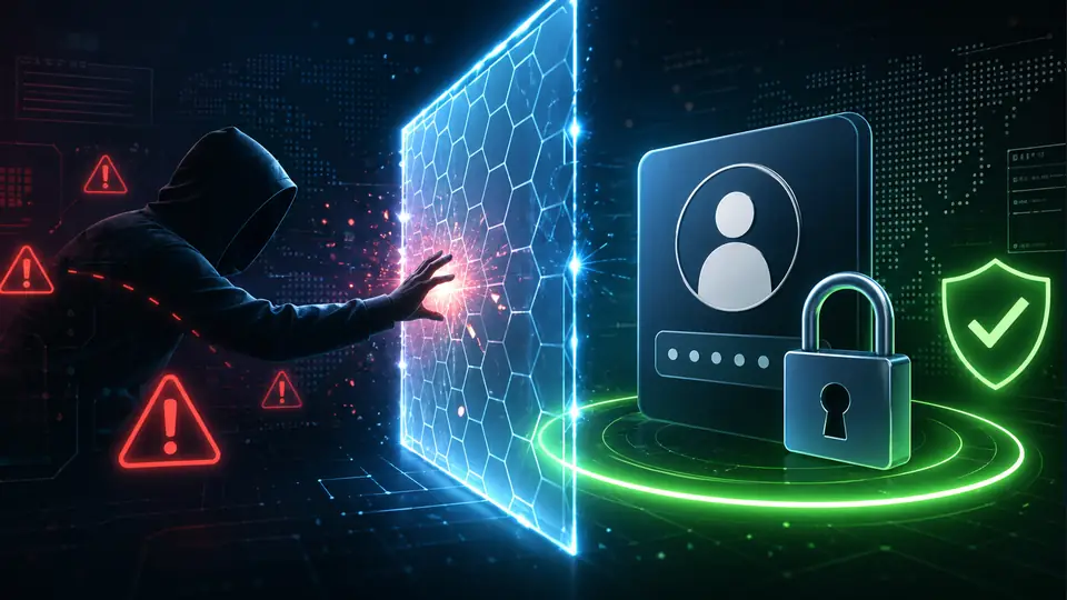 Account recovery scam blocked by digital security barrier