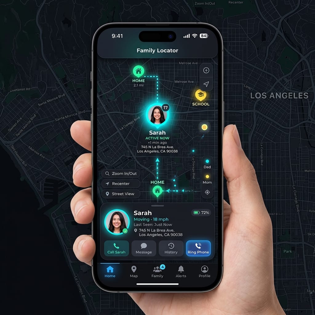App Dashboard Interface Mockup