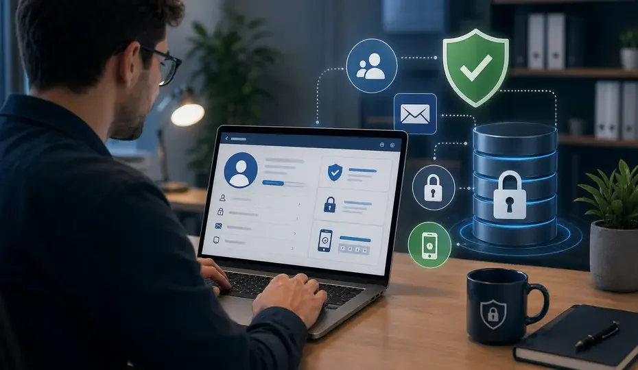 Ethical social media account recovery and security review dashboard