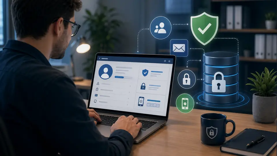 Ethical social media account recovery and security review dashboard